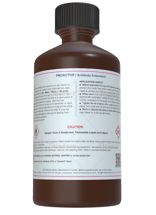 L’Oxide is an emulsion that will react with and remove oxidation on car paints and clear coats.